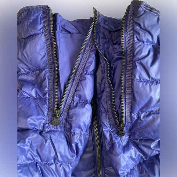 Lululemon Down Town Puffy Jacket  Pigment Blue  size 12 - Picture 10 of 13